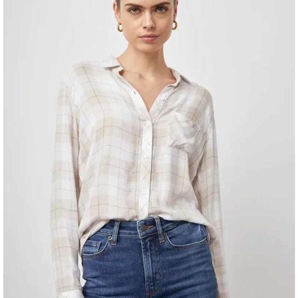 Rails Plaid Button-Up Women's Top